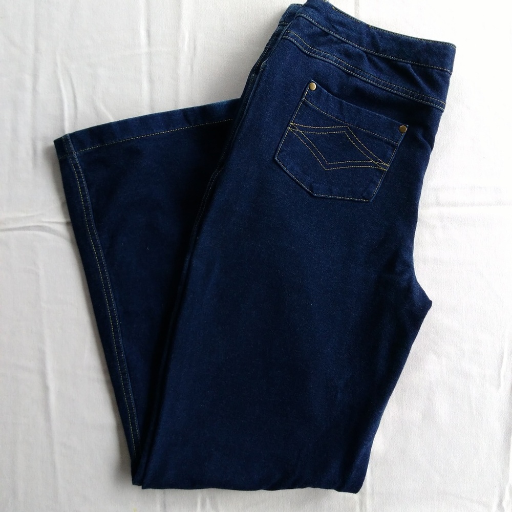 dark blue pajama jeans